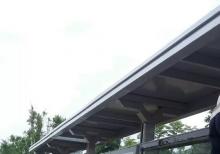 客戶案例-六盤山公交站臺(tái)，候車亭安裝現(xiàn)場