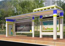 內(nèi)蒙候車亭瘋狂生產(chǎn)中，兩個(gè)車間已經(jīng)放不下候車亭燈箱
